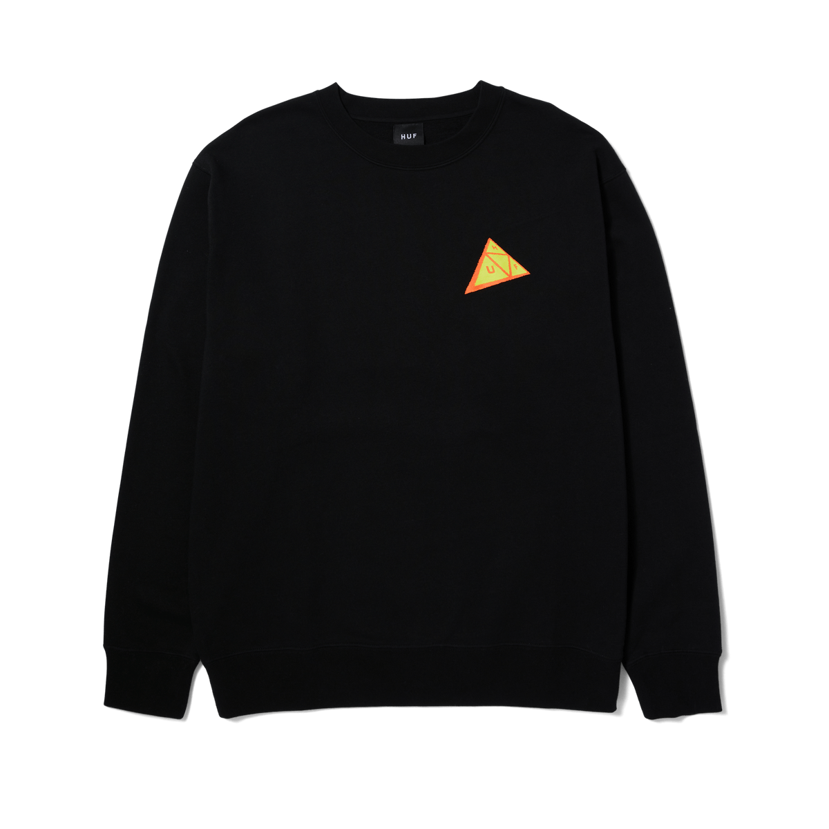Skewed Triple Triangle Crewneck
