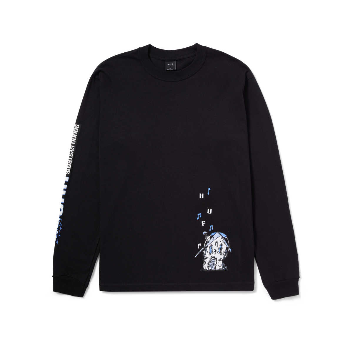 Huf Sound Systems Long Sleeve T Shirt HUF WORLDWIDE UK