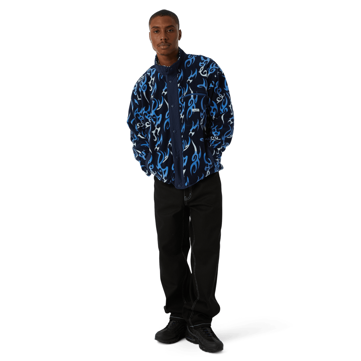 Huf Static Polar Fleece Navy