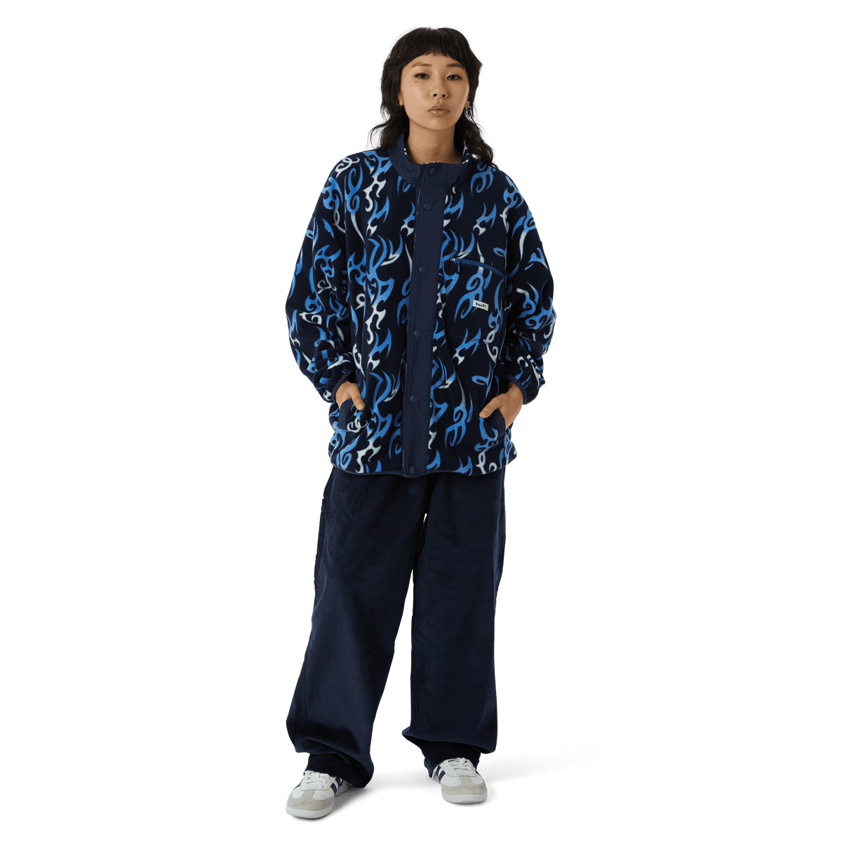 Huf Static Polar Fleece Navy