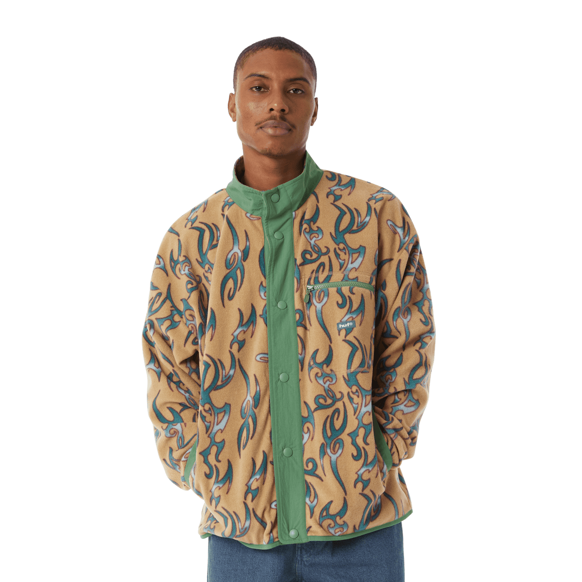 Huf Static Polar Fleece Oatmeal