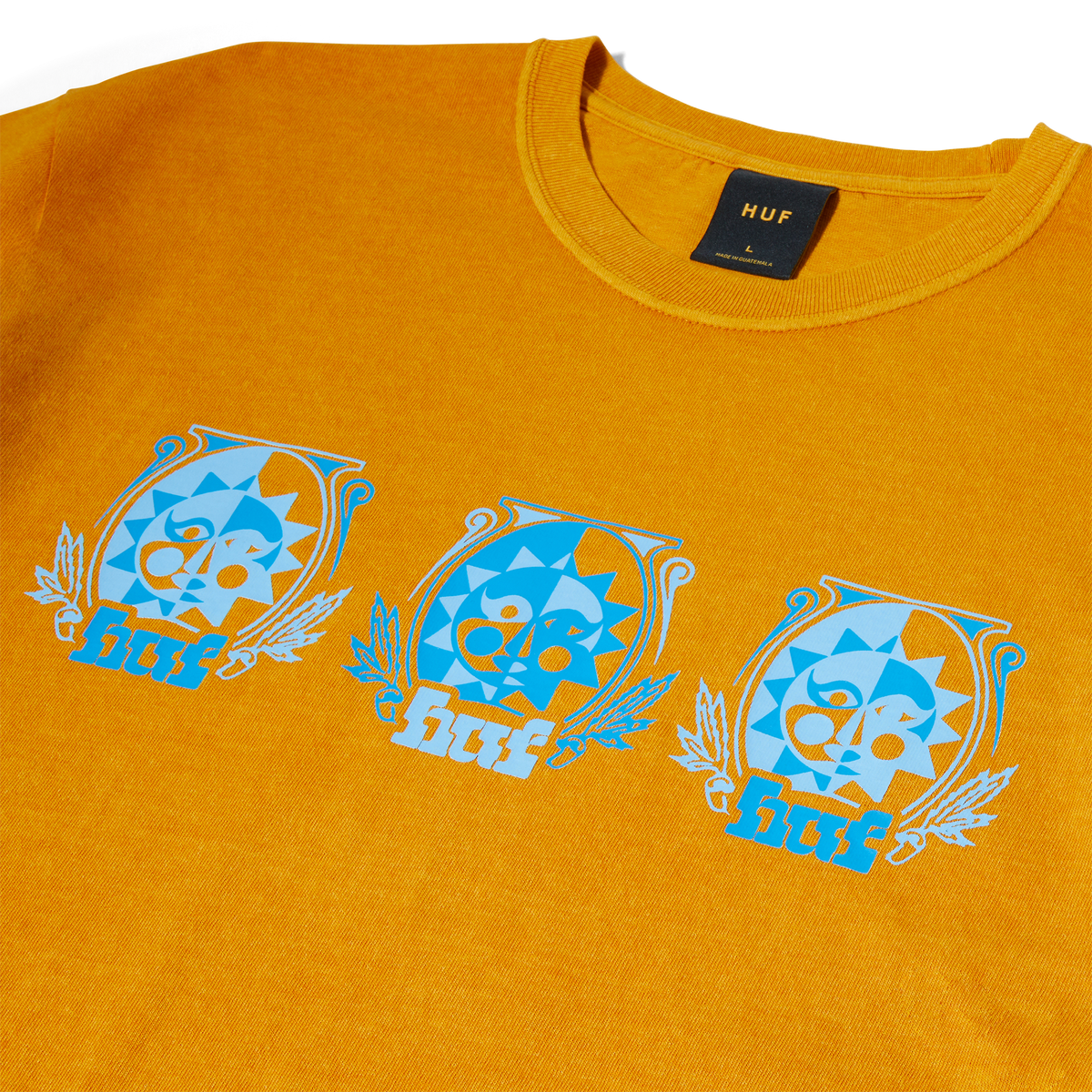 HUF Sun God Washed T-Shirt Burnt Orange