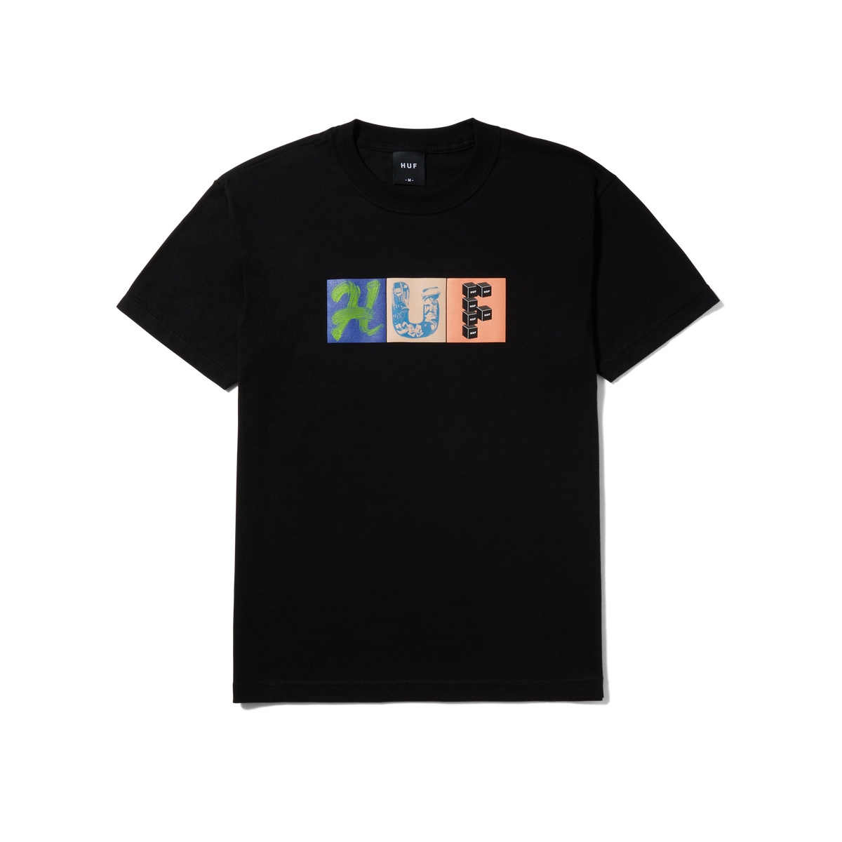HUF Threemix T-Shirt Black
