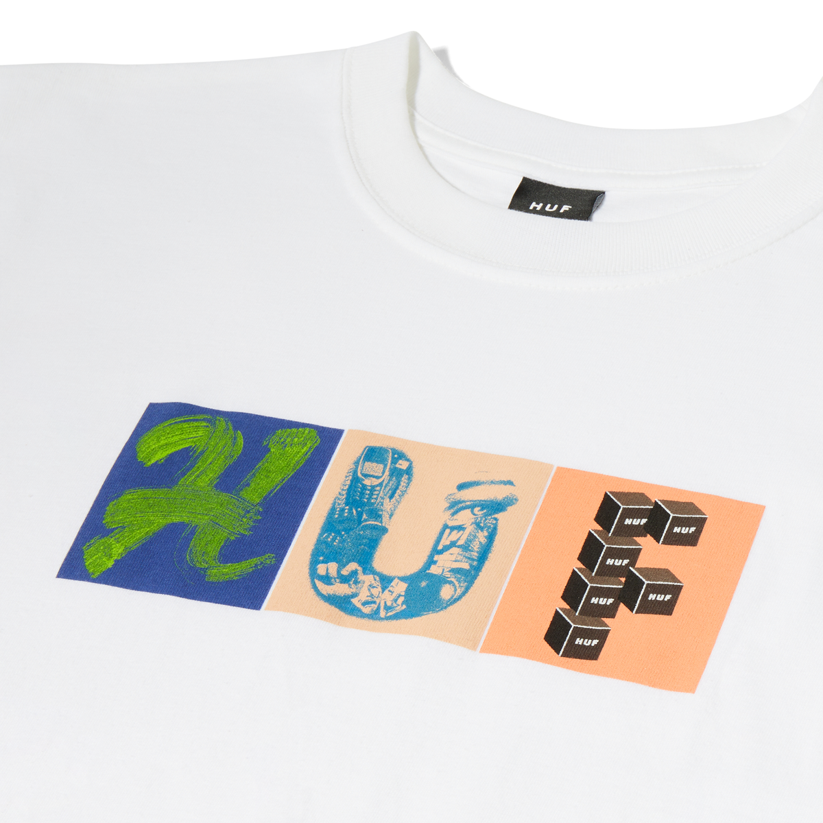HUF Threemix T-Shirt White