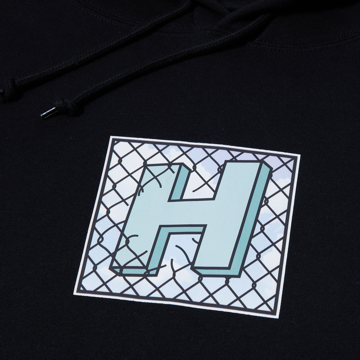 Huf Tresspass Pullover Hoodie Black
