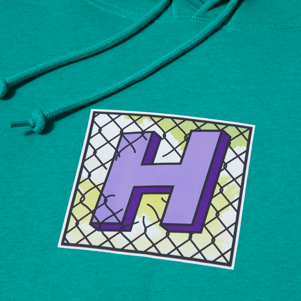 Huf Tresspass Pullover Hoodie Emerald