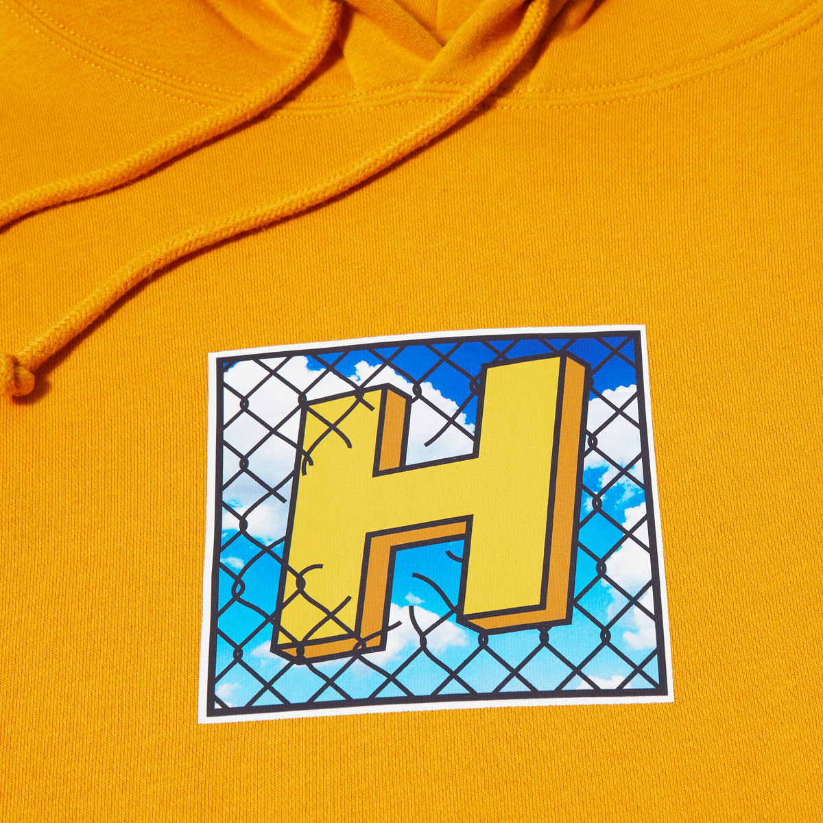 Huf Tresspass Pullover Hoodie Gold