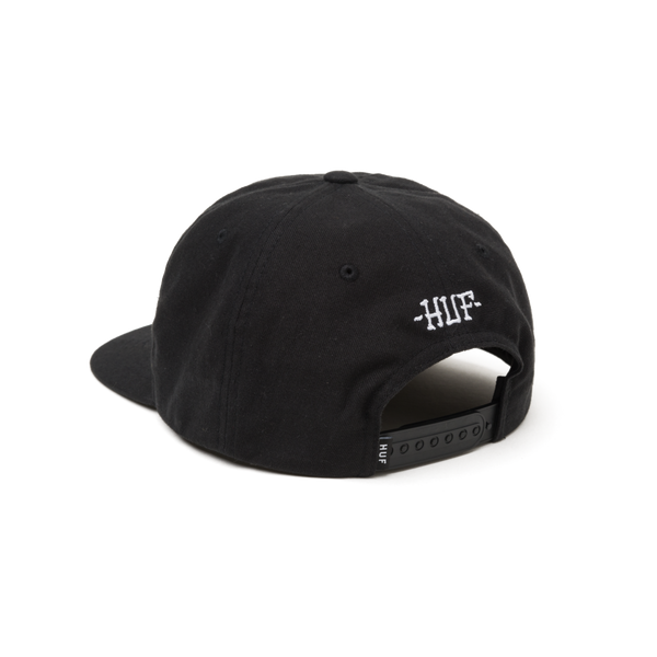 Huf Twin Dragon Snapback Hat Black