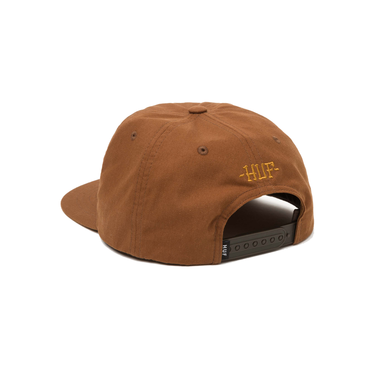 Huf Twin Dragon Snapback Hat Coffee