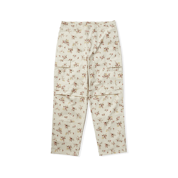 Huf Utility Floral Cargo Pant Ivory Floral