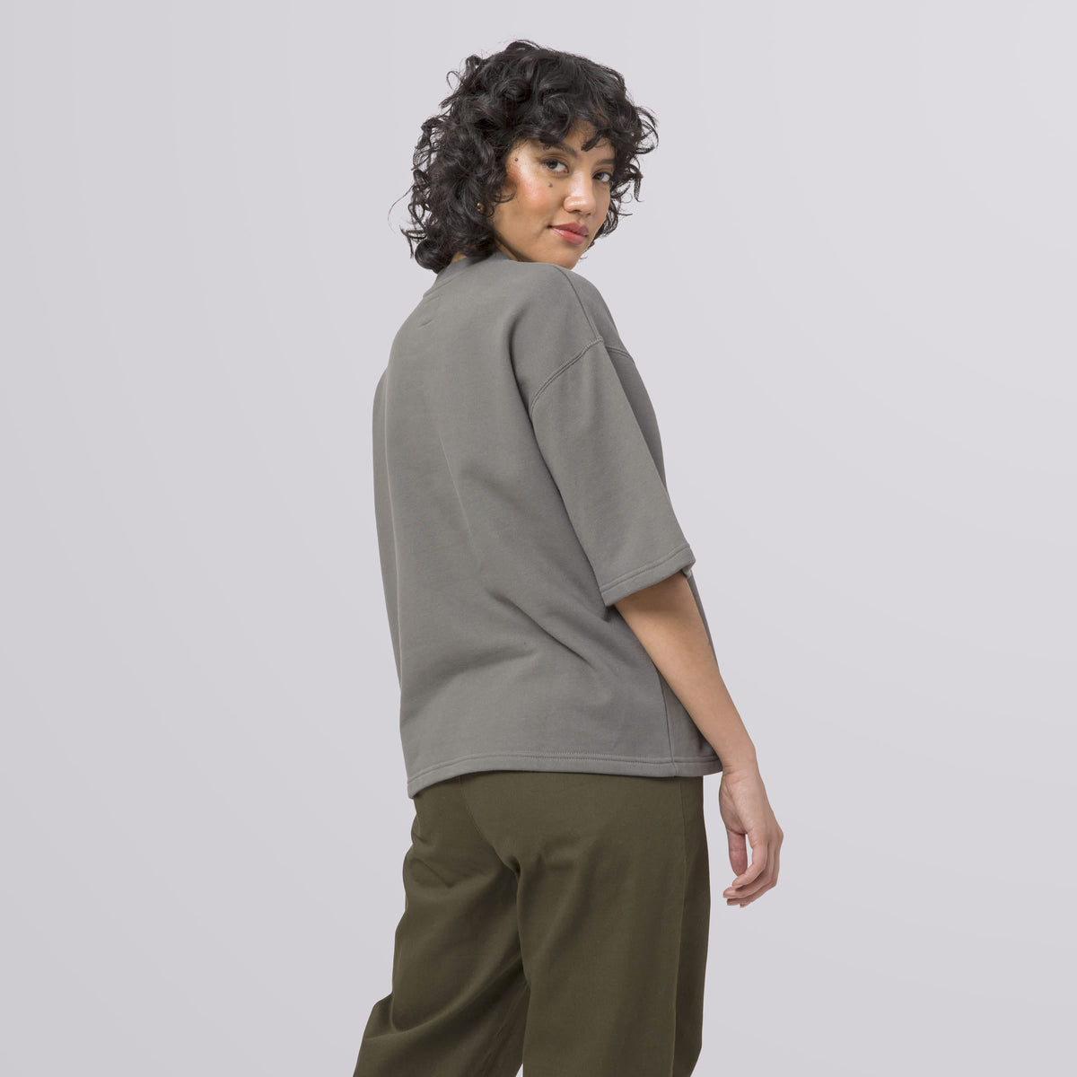 HUF Varsity French Terry Top Gunmetal