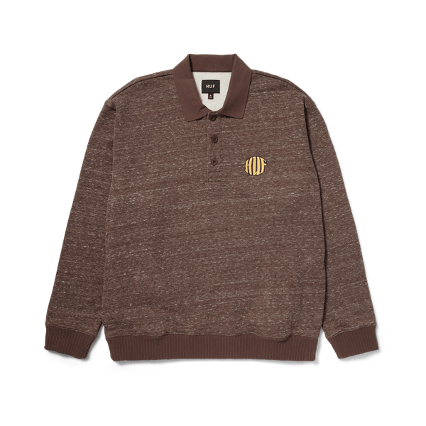 Huf Winston Polo Fleece Coffee