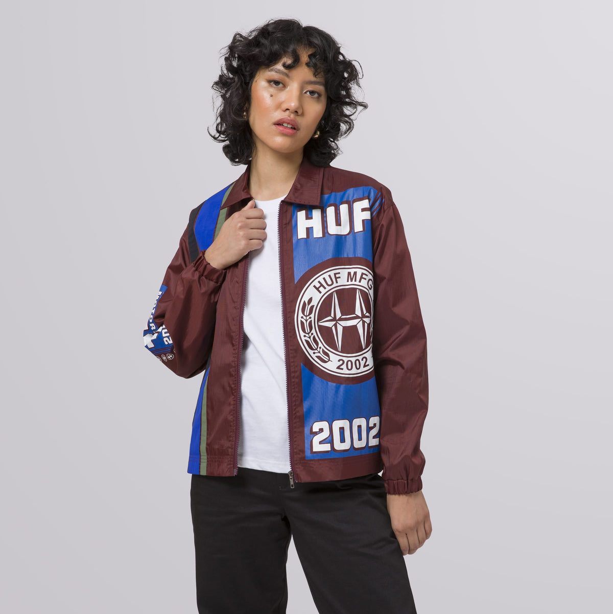Womens Huf class Race Jacket Huf HUF WORLDWIDE UK